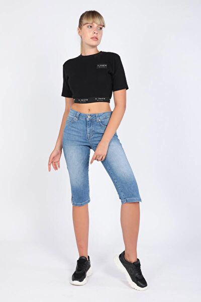 Banny Jeans Kadın Şort, Bermuda, Kapri