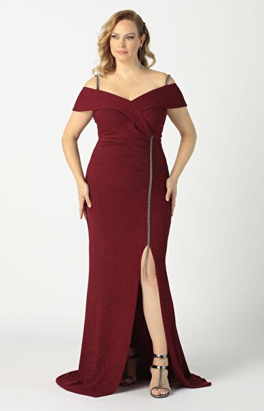 Moda berray Büyük Beden Abiye Elbise