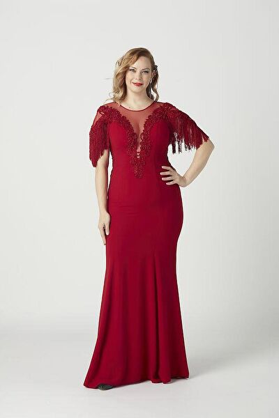 Moda berray Büyük Beden Abiye Elbise