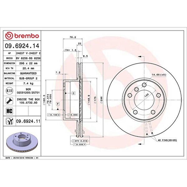 Brembo Fren Diskleri