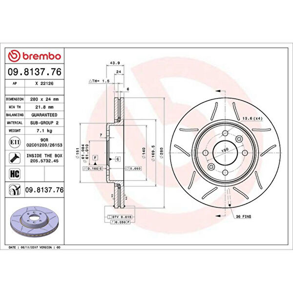 Brembo Fren Diskleri