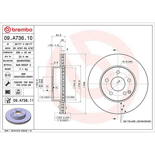 Brembo Fren Diskleri