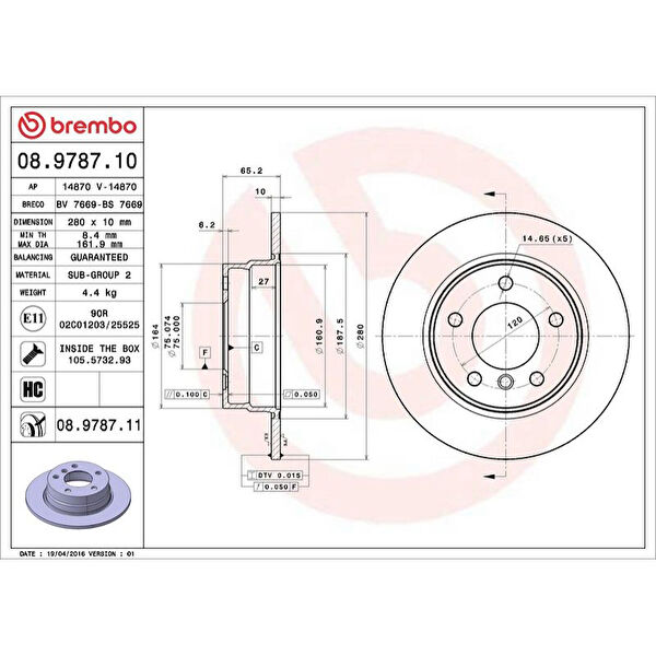 Brembo Fren Diskleri