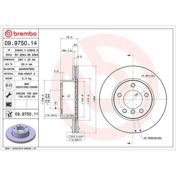 Brembo Fren Diskleri