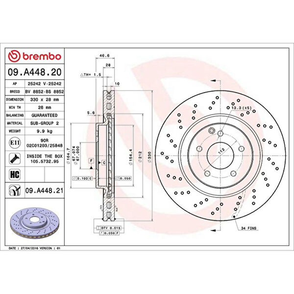 Brembo Fren Diskleri