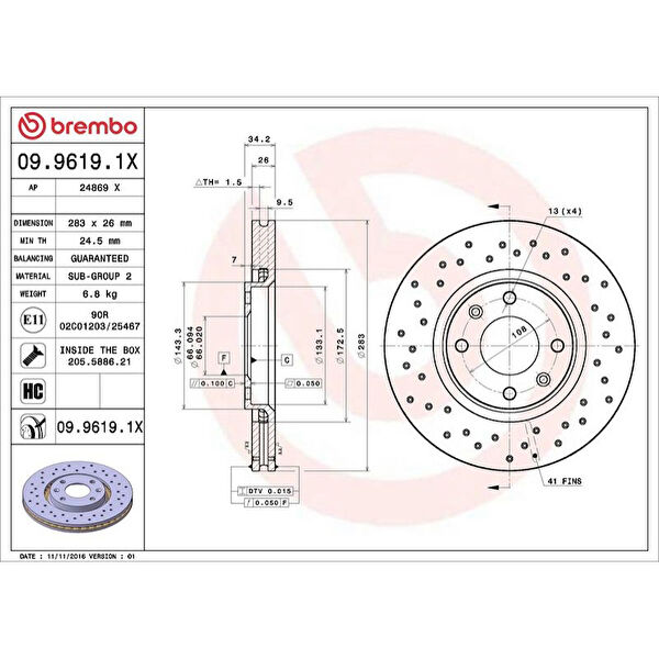 Brembo Fren Diskleri