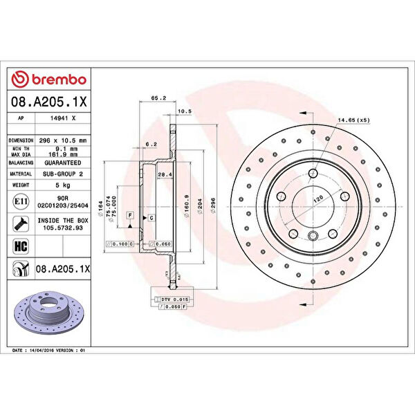 Brembo Fren Diskleri