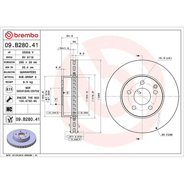 Brembo Fren Diskleri