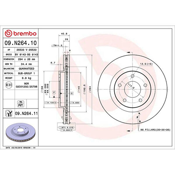 Brembo Fren Diskleri