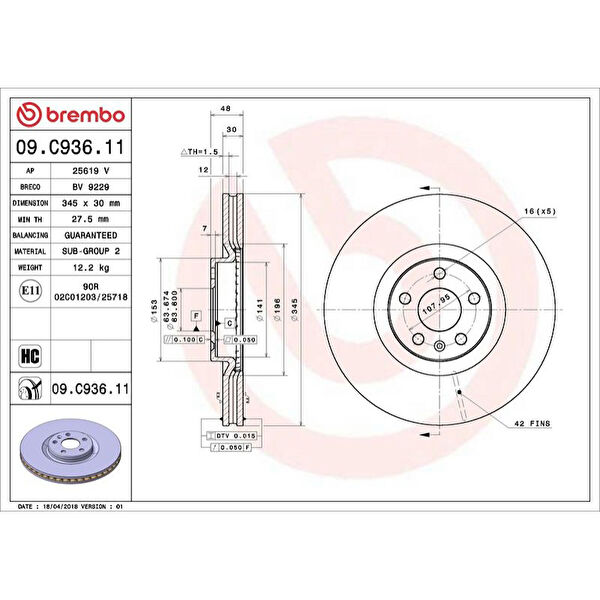 Brembo Fren Diskleri