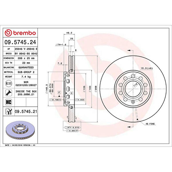 Brembo Fren Diskleri