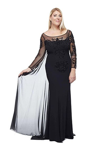 Moda berray Büyük Beden Abiye Elbise