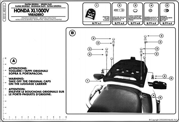 Kappa Motosiklet Çanta Taşıyıcılar