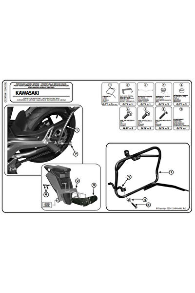 Kappa Motosiklet Çanta Taşıyıcılar
