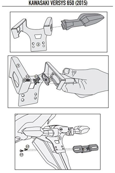 Kappa Motosiklet Çanta Taşıyıcılar