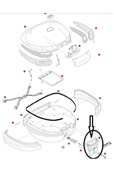 Kappa Motosiklet Çanta Taşıyıcılar