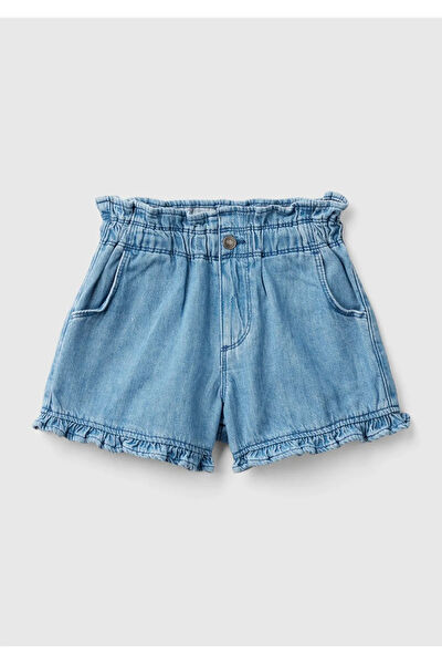 United Colors Of Benetton Kız Çocuk Şort, Bermuda, Kapri