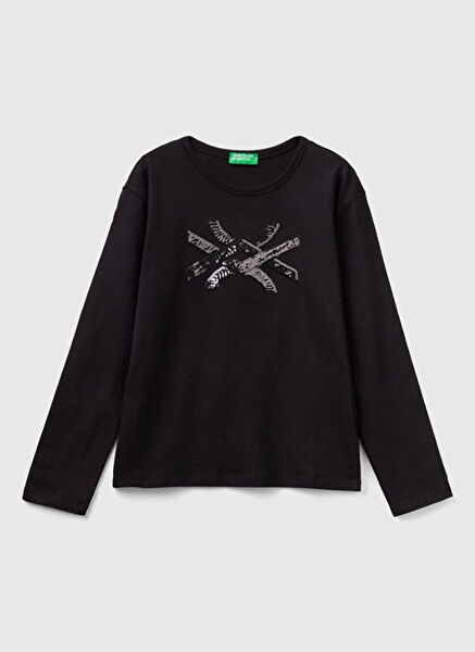 Benetton Kız Çocuk Tişört