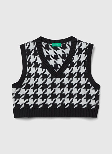 Benetton Kız Çocuk Kazak