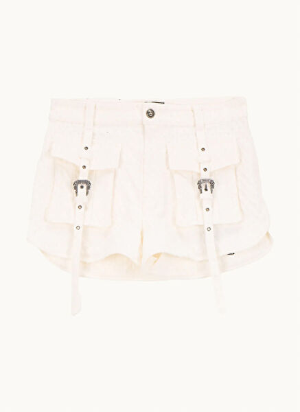 Versace Jeans Couture Kadın Şort, Bermuda, Kapri