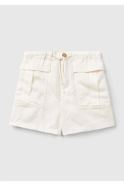 United Colors Of Benetton Kız Çocuk Şort, Bermuda, Kapri