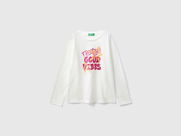 Benetton Kız Çocuk Tişört