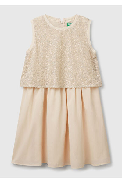 Benetton Kız Çocuk Elbise