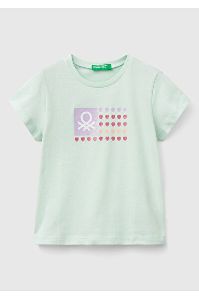 United Colors Of Benetton Kız Çocuk Tişört