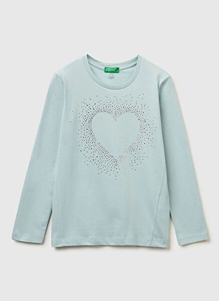 Benetton Kız Çocuk Tişört