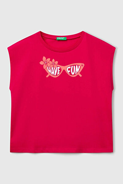 United Colors Of Benetton Kız Çocuk Tişört