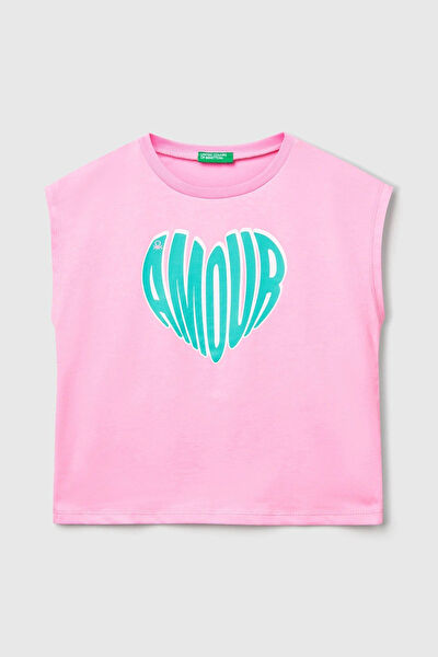 United Colors Of Benetton Kız Çocuk Tişört