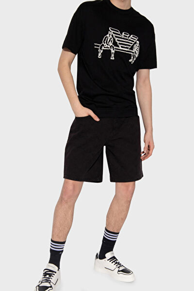 Emporio Armani Erkek Şort, Bermuda, Kapri