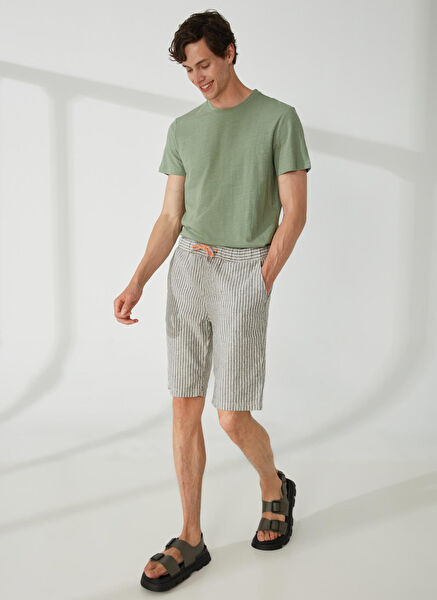 Fred Mello Erkek Şort, Bermuda, Kapri