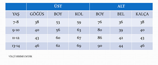 Zaziko Kids Spor Eşofman Takımı