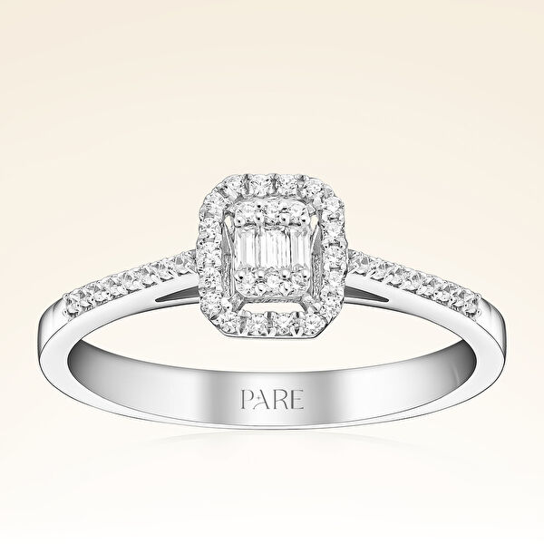 Pare Pırlanta Kadın Yüzük