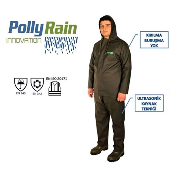 Polly Boot Koruyucu İş Yağmurluğu, Yeleği