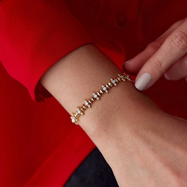 Cherry By Özkonak Altın Bileklik