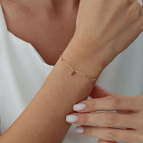 Cherry By Özkonak Altın Bileklik