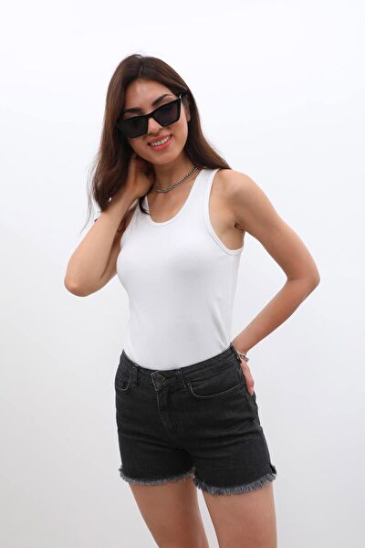 Blue White Kadın Şort, Bermuda, Kapri