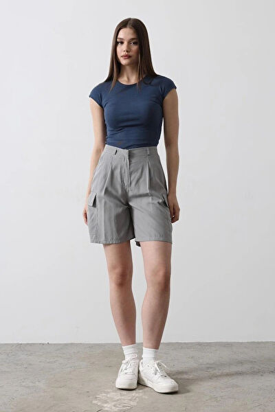 GENCULUS Kadın Şort, Bermuda, Kapri