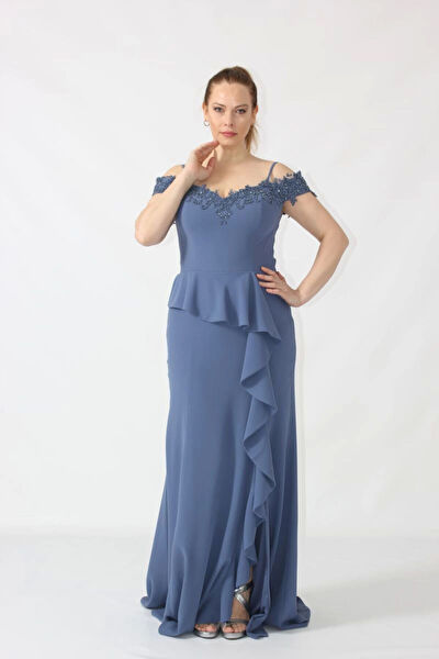 Moda berray Büyük Beden Abiye Elbise