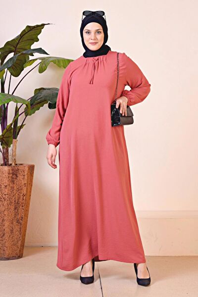 FERACE Büyük Beden Günlük Elbise