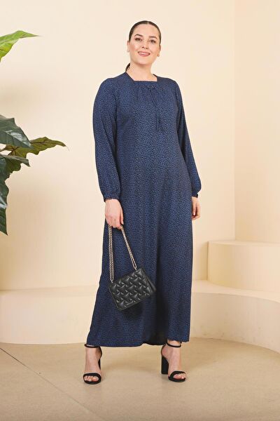 FERACE Büyük Beden Günlük Elbise