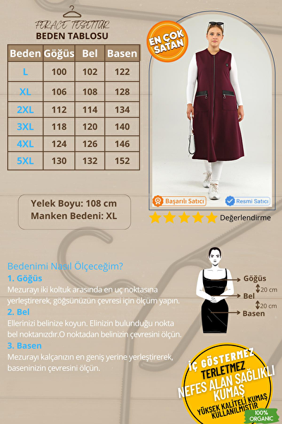 FERACE Tesettür Ceket, Yelek