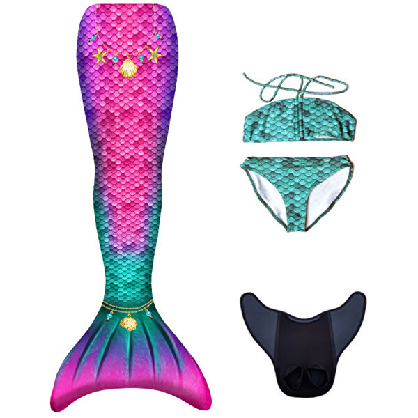 Kuaki Mermaids Kız Çocuk Mayo, Bikini
