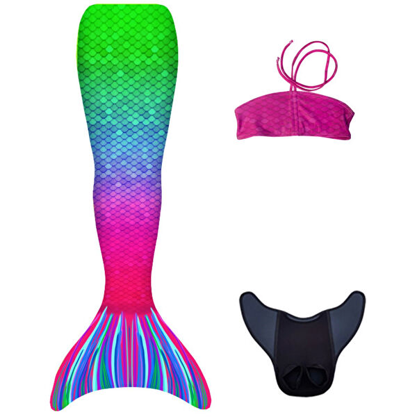 Kuaki Mermaids Kız Çocuk Mayo, Bikini