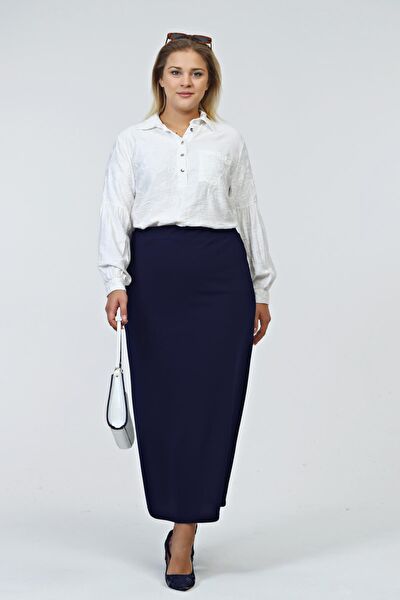 FERACE Büyük Beden Etek