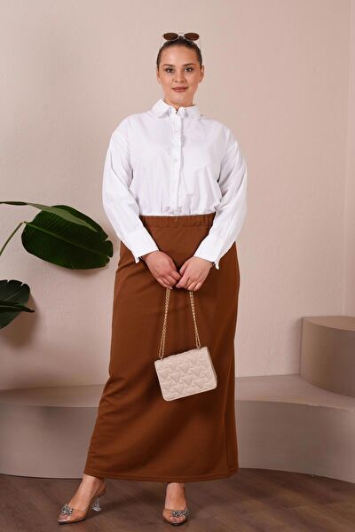 FERACE Büyük Beden Günlük Elbise