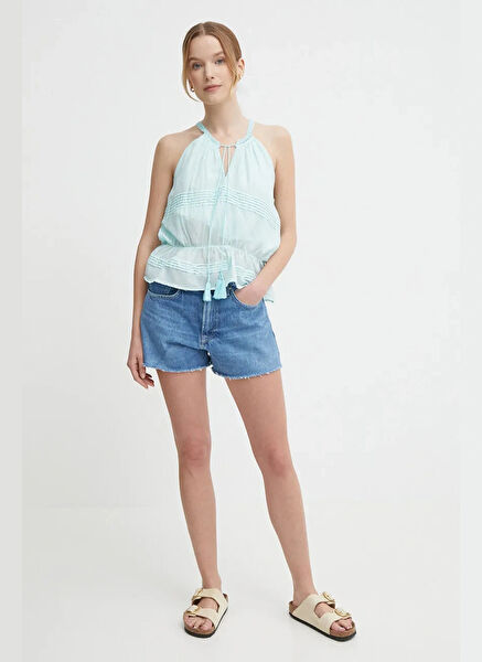 Pepe Jeans Kadın Şort, Bermuda, Kapri