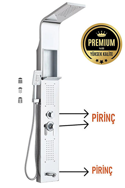 HTM Yapı Duş Başlığı, Spirali, Seti